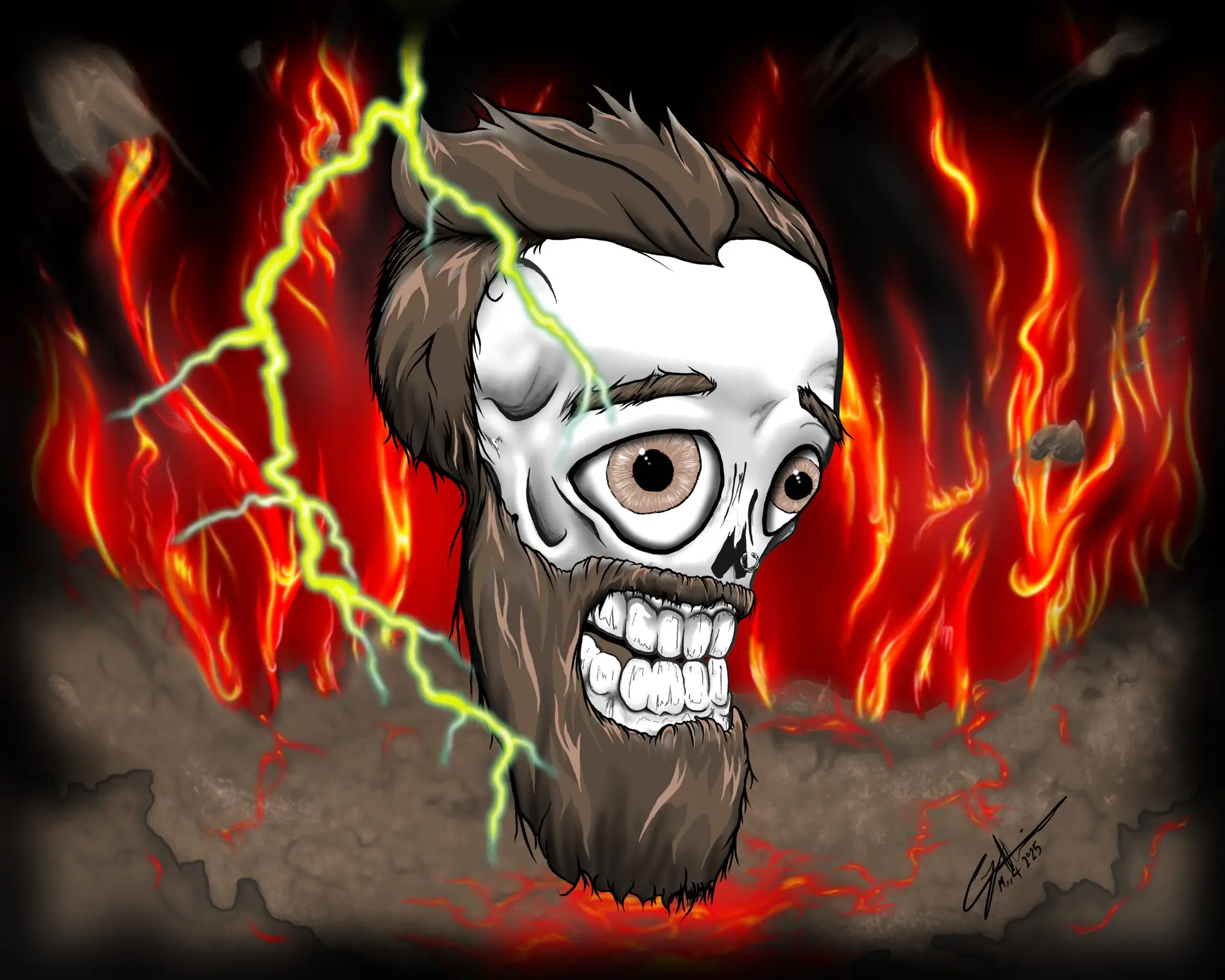 Physical Mad Skulz Art Piece #1